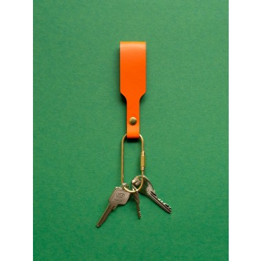 Schlüsselanhänger mit Karabiner – aus Premium Leder
