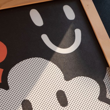 Studio Biro - Happy Clouds Poster (30 x 40 cm)