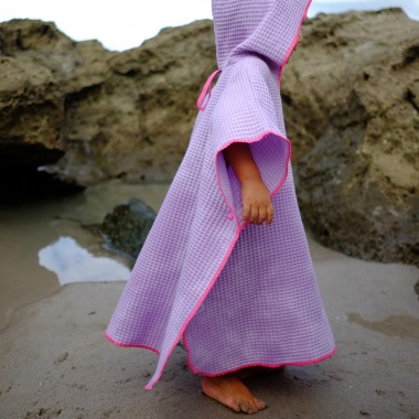 We Make Patterns - Kinderponcho Lila