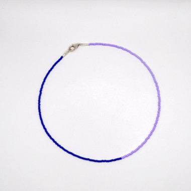 »HalfHalf« – Kette in Violett und Blau von PINAPINA