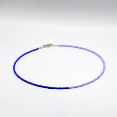 »HalfHalf« – Kette in Violett und Blau von PINAPINA