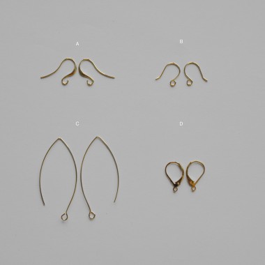 nahili OHRRINGE simply beautiful  "rose Pearl" pastellrosa Perlmutt Perle & 14K Gelbgold plattiert 