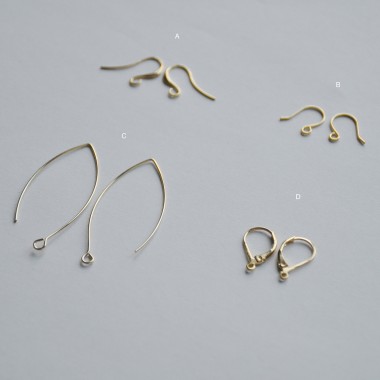 nahili OHRRINGE simply beautiful  "rose Pearl" pastellrosa Perlmutt Perle & 14K Gelbgold plattiert 