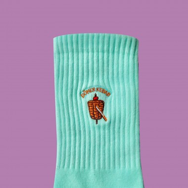 Gerippte Döner Kebab Berlin Socken von Offbeat