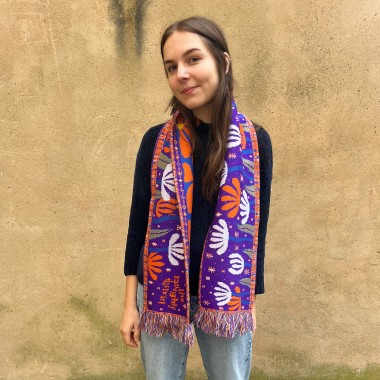 The Naughty District - Strickschal »Dackel-Python«