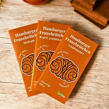 Hamburger Franzbrötchen 3er Geschenk Set