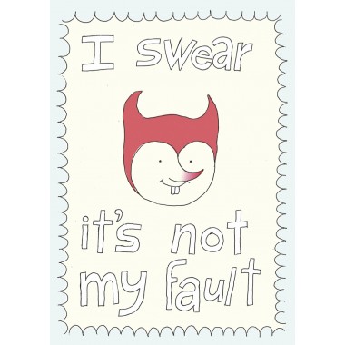 I swear it's not my fault – Print von Lavanda Posters