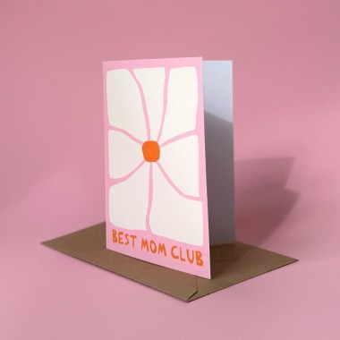 Best Mom Club Karte mit Umschlag