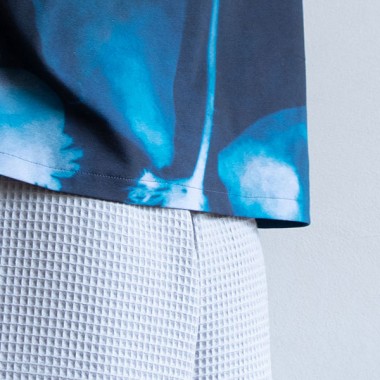Ecostories Oversizeshirt Mohnlicht