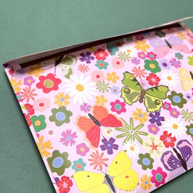 Bunte Briefumschläge mit Blumenwiese | Set aus 8 DIN C5 Kuverts - My Pretty Circus
