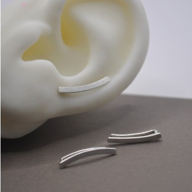 Earclimber "Gewandert" aus Silber von DOPPELLUDWIG