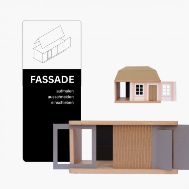 EINFACHDESIGN Puppenhaus zum Weiterbauen und Mitnehmen für kleine und große Architekt*innen