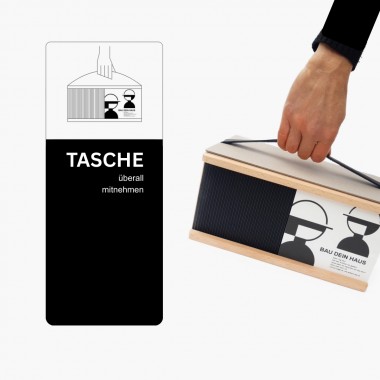 EINFACHDESIGN Puppenhaus zum Weiterbauen und Mitnehmen für kleine und große Architekt*innen