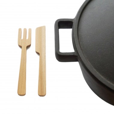 EINFACHDESIGN, Untersetzer Holz, Besteck