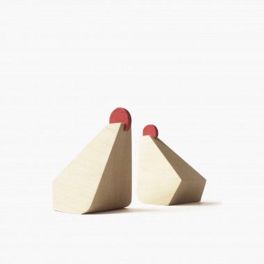 EINFACHDESIGN, Deko Holzhuhn aus Ahorn