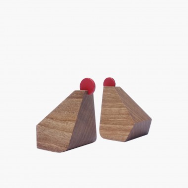 EINFACHDESIGN Deko Holzhuhn aus Nussbaum