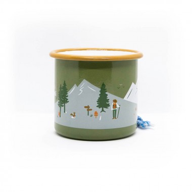 Roadtyping Emaille Tasse - Outdoor