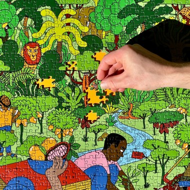Das Puzzle Kollektiv - Puzzle "Fair Forest" Spendenpuzzle 1000 Teile