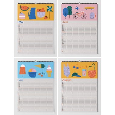 Familienplaner 2025 (DIN A3) / fidu—fine paper goods