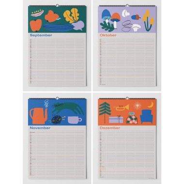 Familienplaner 2025 (DIN A3) / fidu—fine paper goods