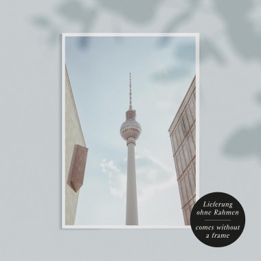 Amy & Kurt Berlin A4 Artprint "Fernsehturm Berlin"