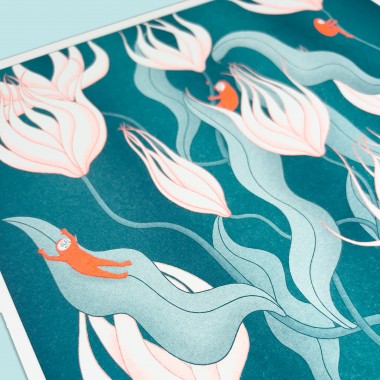 The Naughty District - Print »Floral Tales«, DINA3