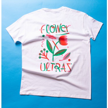 Martin Krusche - T-Shirt white »Flower Ultras«
