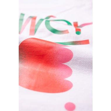 Martin Krusche - T-Shirt white »Flower Ultras«