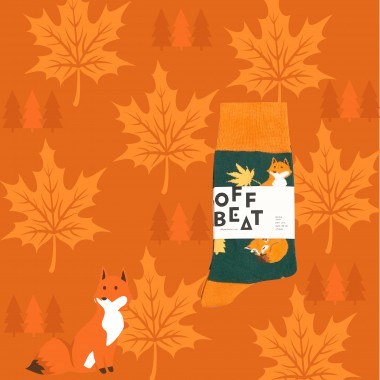 Fuchs Socken von Offbeat