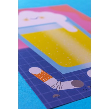 Martin Krusche - Poster »Friendly Pint«, 21x29,7cm