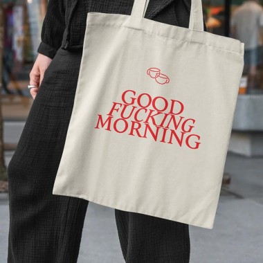 GOOD F*CKING MORNING Totebag - ALMOST A BRAND