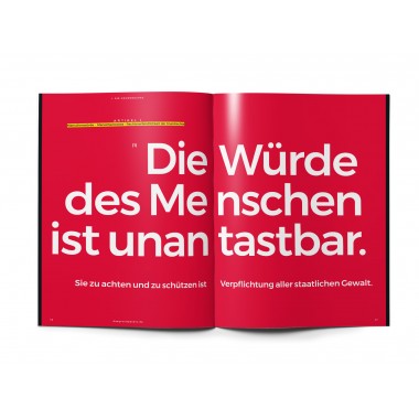 Das Grundgesetz als Magazin - Ausgabe 2025