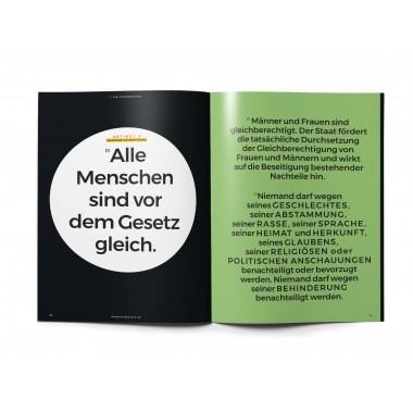 Das Grundgesetz als Magazin - Ausgabe 2025