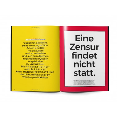 Das Grundgesetz als Magazin - Ausgabe 2025