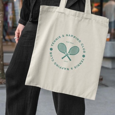 TENNIS & NAPPING CLUB Totebag - ALMOST A BRAND
