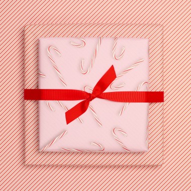 12 Bogen Weihnachtspapier mit verschiedenen Mustern (rot) von My Pretty Circus