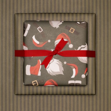 12 Bogen Weihnachtspapier mit verschiedenen Mustern (grün) von My Pretty Circus