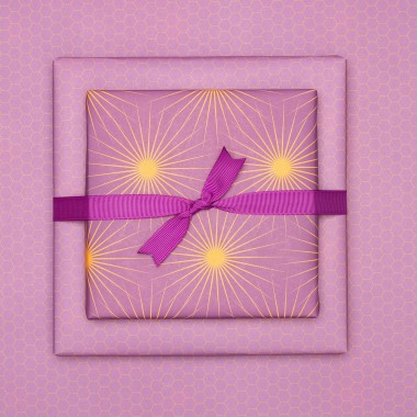 12 Bogen Weihnachtspapier mit verschiedenen Mustern (rot) von My Pretty Circus