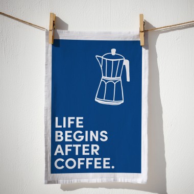 Geschirrtuch - Bio-Baumwolle - Coffee Lover