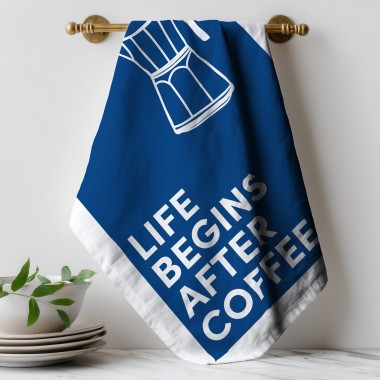 Geschirrtuch - Bio-Baumwolle - Coffee Lover