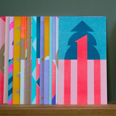 Adventskalender für den Tisch / Risographie