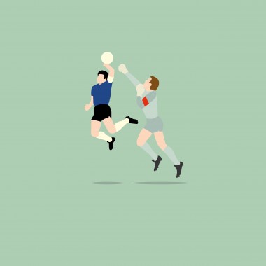 "51 I 1986" Fußball-Poster von HANDS OF GOD FOOTBALL
