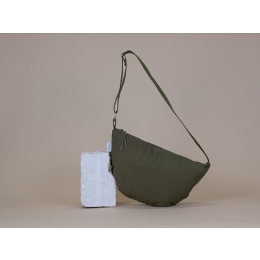 Halbmondtasche • Leinen •