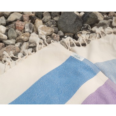 Yolunda Hamamtuch Bio-Baumwolle Dalya sky over lavender