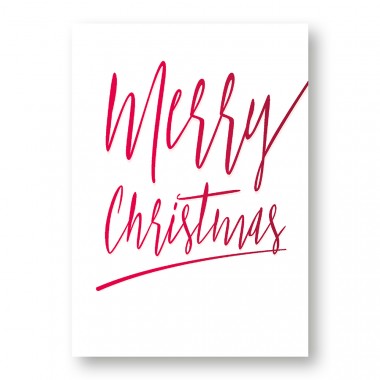Frau Schnobel Grafik
Weihnachtspaostkarten "Merry Christmas – A"
4er Set