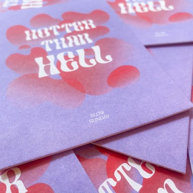 Hotter Than Hell | Grußkarte, Postkarte | Slow Sunday Studio
