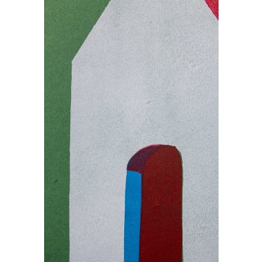 Martin Krusche, Schablonendruck »House«, 29,7x42cm (DINA3)
