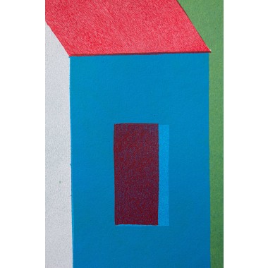 Martin Krusche, Schablonendruck »House«, 29,7x42cm (DINA3)