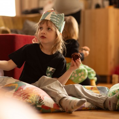 soki Surprise Kinderkrone aus geretteter Bettwäsche