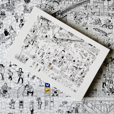 Das Puzzle Kollektiv - Puzzle "Marienplatz" 1000 Teile
